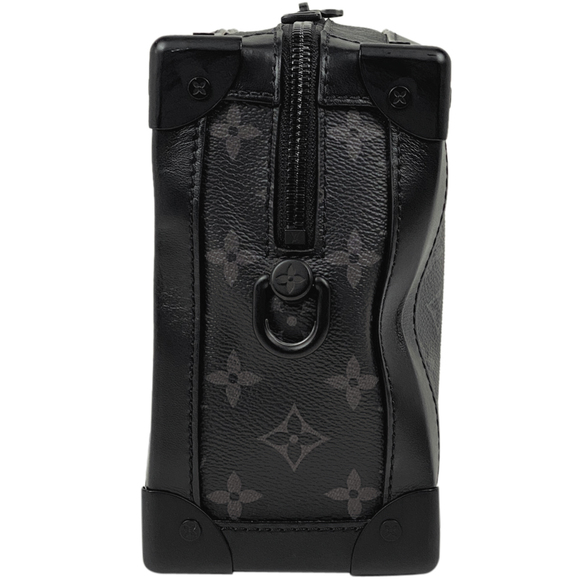 Louis Vuitton Soft Shoulder Bag Crossbody Monogram Eclipse Black Trunk - Picture 1 of 11